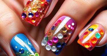Nail Designs With Rhinestones