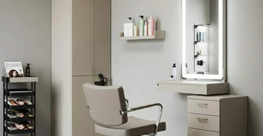 Space-saving furniture solutions for small salons