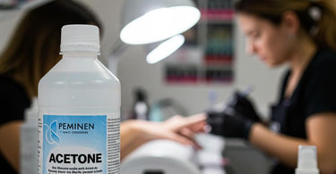 Acetone and Nail Polish Remover Bottles