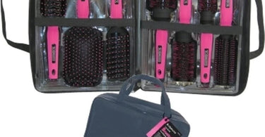 Scalpmaster Rebel Collection 7-Piece Brush Set with Carry Case
