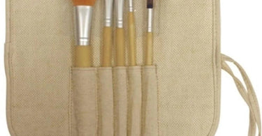 Bamboo Cosmetic Brush Set by Fantasea - Eco-Friendly Beauty Tools