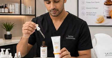 Professional Sunscreen and Vitamin C Serum for Ultimate Skin Protection
