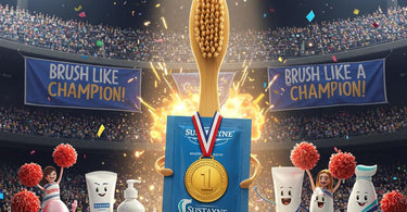 Sustayne Toothbrush and Toothpaste Packet Set - Eco-Friendly Spa Amenities