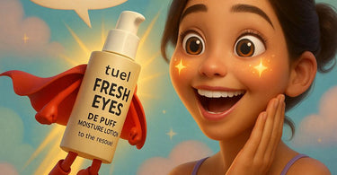 Tuel Fresh Eyes De-Puff Moisture Lotion for spa professionals