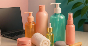 Spa professional providing treatment in beautifully branded wellness space