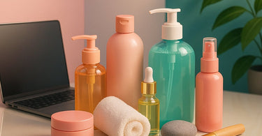 Spa professional providing treatment in beautifully branded wellness space