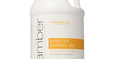 Amber Products Apricot Kernel Carrier Oil 1 Gallon for professional spa and salon use