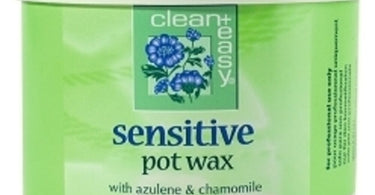 CLEAN & EASY Sensitive Pot Wax Refill jar for professional spa and salon use