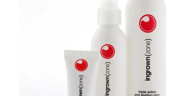 Ingrown hair serum and waxing products for spa professionals