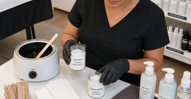 Zinc oxide vs titanium dioxide comparison for sensitive skin waxing professional supplies