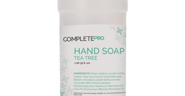Complete Pro Tea Tree Hand Soap 32 oz bottle - antibacterial salon soap with aloe vera and vitamin E
