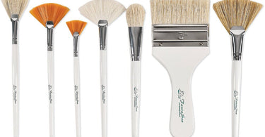 Deluxe Face and Body Brush Set by Fantasea featuring 8 professional brushes for spa and salon use