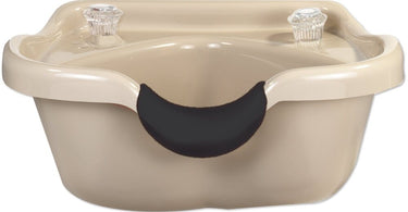 Deluxe Gel Neck Rest by Soft 'N Style positioned on a shampoo bowl