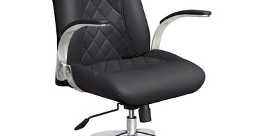 Ergonomic Diamond Rolling Customer Chair by Whale Spa