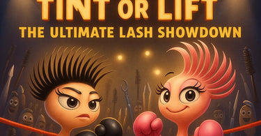 Eyelash tint vs. lift comparison for salon professionals
