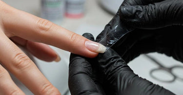 Fiberglass nail wraps for professional nail enhancements