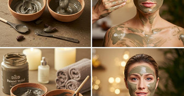 Spa mud treatment transforming skin from dull to radiant