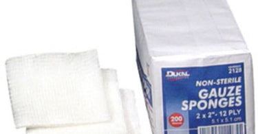 Dukal 2x2 12-Ply Gauze Sponges