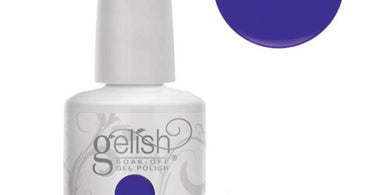Gelish Soak Off Gel Polish Anime-zing Color from Hello Pretty Collection in 0.5 oz size by Harmony - bright dark purple neon creme shade