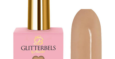 Glitterbels Hema-Free Gel Polish in Hot To Handle - vibrant red professional nail product