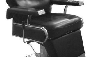 Gunnar Barber Chair with Black Upholstery by PS Beauty