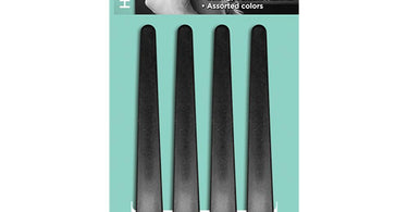 Hair Ware Carbon Clips - Black 4 Pack for professional salon use