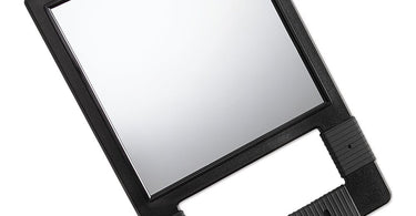 Soft 'N Style Hand-Held Square Mirror - Essential Beauty Tool for Salons and Spas