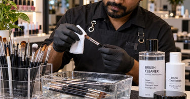 How to Keep Nail Brushes From Becoming Stiff Between Services - A professional nail brush care guide