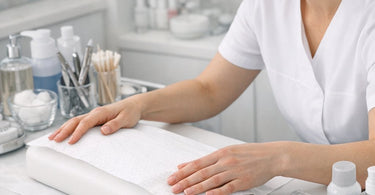 Professional spa treatment room with an adjustable facial bed matched to esthetic and facial service needs