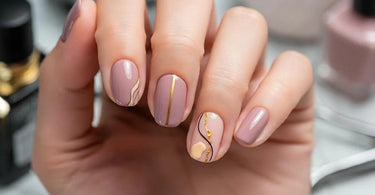 OPI Don't Bossa Nova Me Around nail polish bottle with trendy nail designs