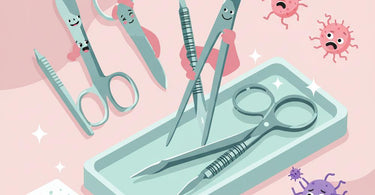 Proper sanitization of professional nail tools in a spa setting