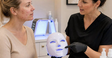 How To Safely Use LED Light Therapy Over Active Acne - Pure Spa Direct