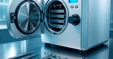 Professional autoclave machine for sterilizing metal tools in salons and spas