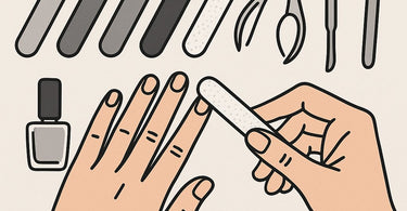 Professional disposable nail file set for salon use with various grit options
