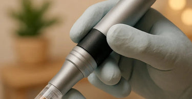 Professional microneedling pen for spa and salon treatments