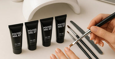 Step-by-step guide on using a Polygel Nail Kit for salon-quality nail extensions