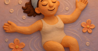 Woman relaxing in zero gravity position on professional massage table with perfect spinal alignment