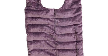 Kozi Revitalizing Back Wrap in amethyst color, designed for spa and wellness relaxation