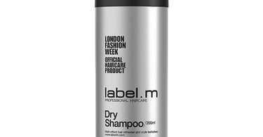 Label.M Dry Shampoo can featuring 6.76 oz / 200 mL professional formula for instant hair refresh and volume