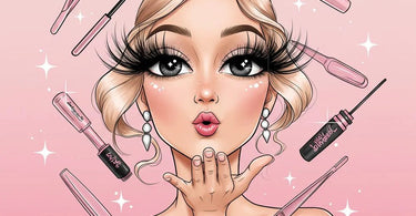 Before and after close-up of lash extensions showing proper care results