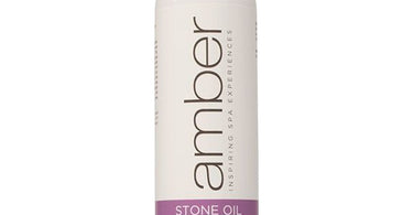 Lavender Stone Oil 8 oz by Amber Products - Professional massage oil for spa and salon use at Pure Spa Direct