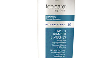 Lisap Silver Care Shampoo / 33.8 oz. - 1,000 mL. Professional purple shampoo for neutralizing yellow tones on blonde, white, and highlighted hair.