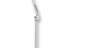 Meishida Round 5x Diopter Magnifier with adjustable arm and rolling stand