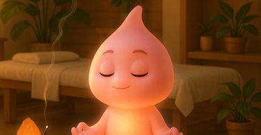 Spa professional performing a holistic hot stone massage on a relaxed client
