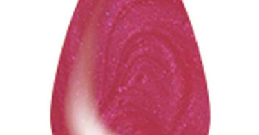 MK Nail Polish in Shimmer Me Pink showing sparkling pink color and professional bottle