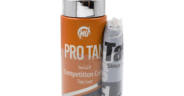 Pro Tan Muscle Up Instant Competition Color Mousse Top Coat 7 fl oz - Professional sunless tanning mousse for bodybuilding competitions and special events, available at Pure Spa Direct.