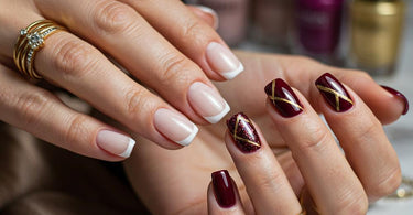 Nail designs for older women featuring classic and modern styles
