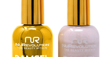 NuRevolution Noble Duo in Bare Essentials - Gel Polish and Nail Lacquer Set