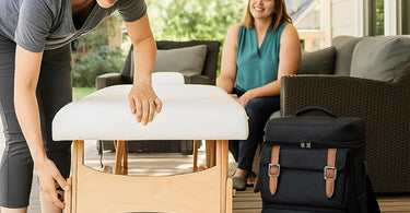 LMT Go-Pack by Earthlite - the ultimate travel bag for mobile massage therapists