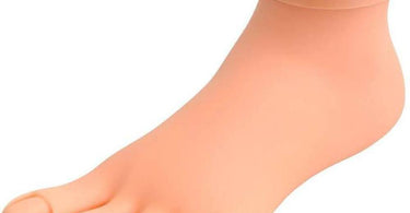 Durable plastic practice foot for nail technicians and pedicure training